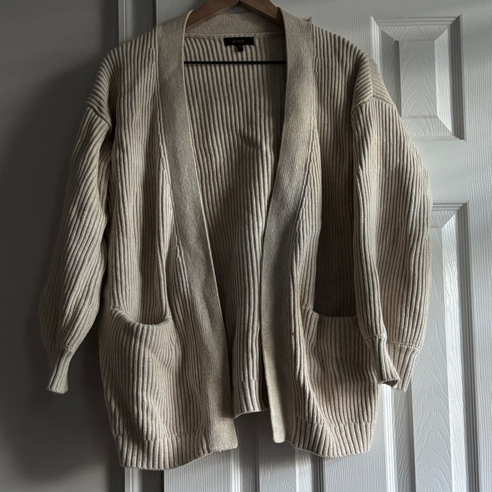 Quince Oversized Cotton Cardigan